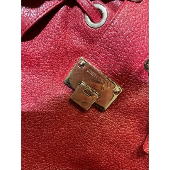 Vintage Jimmy Choo Red Bag - Picture 4 of 8